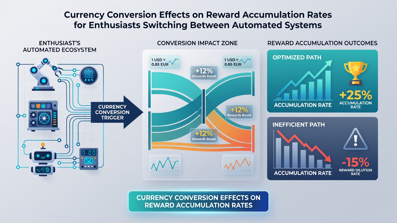 Chart illustrating reward point fluctuations tied to currency switches on mobile casino interfaces