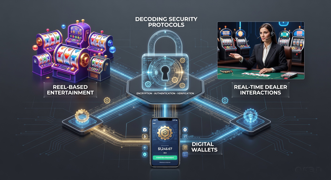 Security protocols enabling integration between digital slot reels and live dealer tables through encrypted digital wallet connections